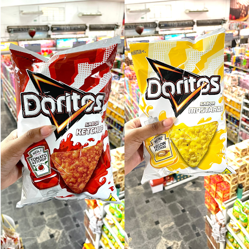 Doritos Ketchup e mostarda