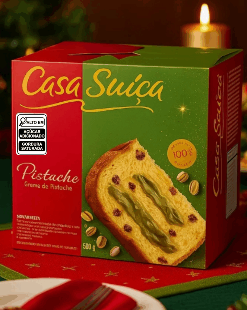 Panettone de Pistache da Casa Suíça