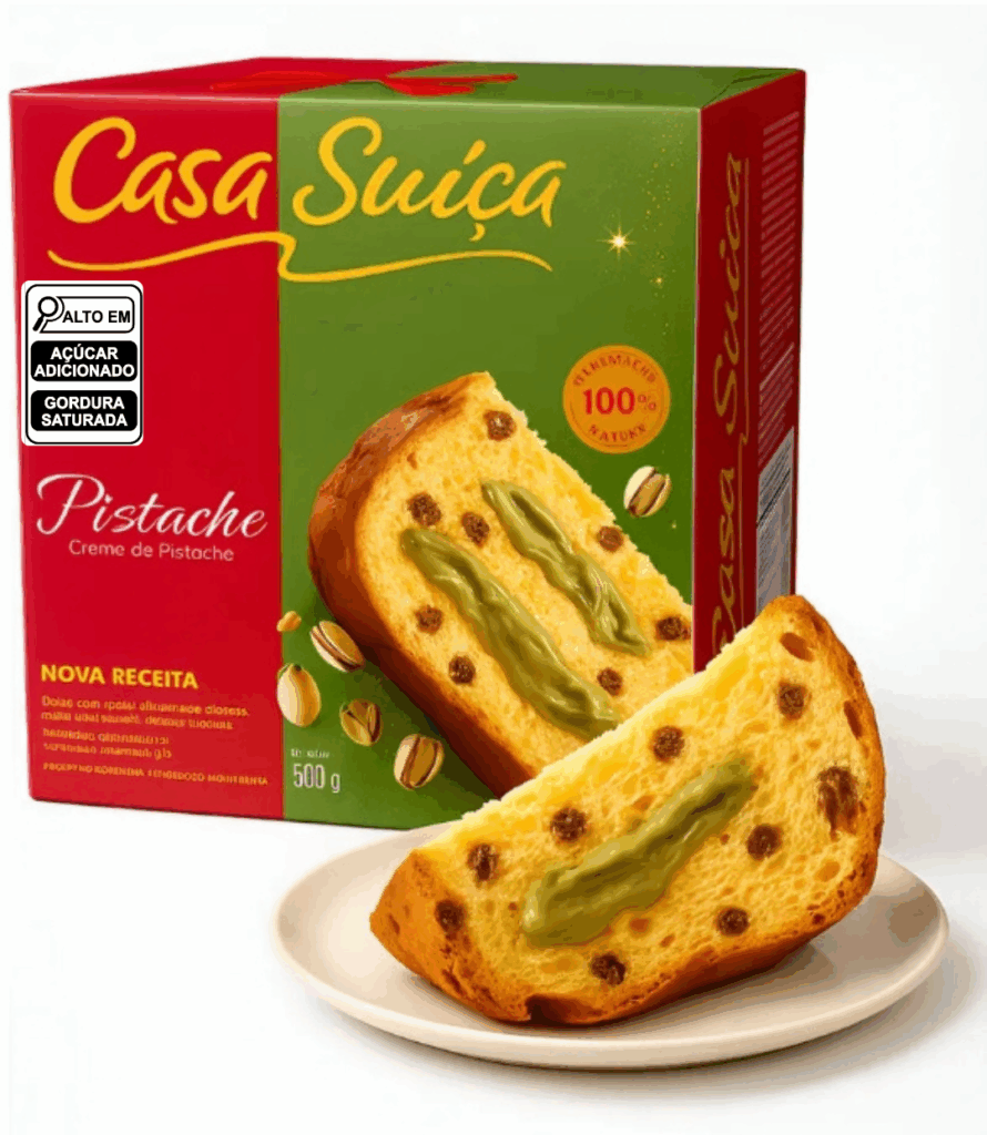 Panettone de Pistache da Casa Suíça