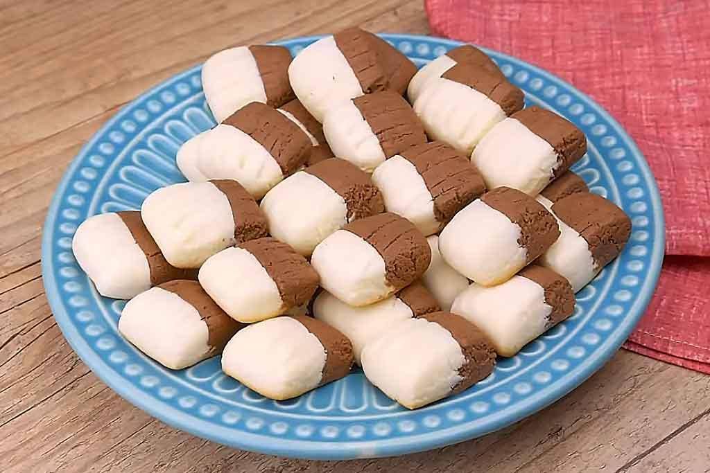 Sequilhos de chocolate e leite Ninho