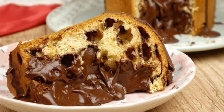 Receitas Natalinas: Panettone Trufado de Brigadeiro