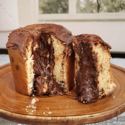 Receitas Natalinas: Panettone Trufado de Brigadeiro
