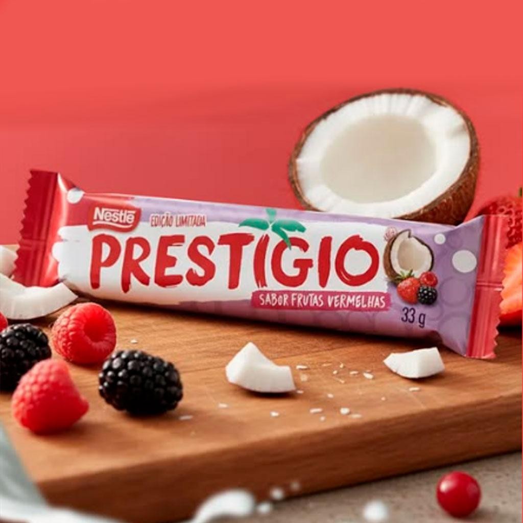 Novo Prestígio Sabor Frutas Vermelhas
