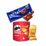 Receita Viral com 2 Ingredientes: Pringles com Chocolate