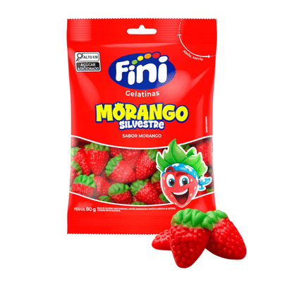 Lançamento Fini: Gelatinas Morango Silvestre