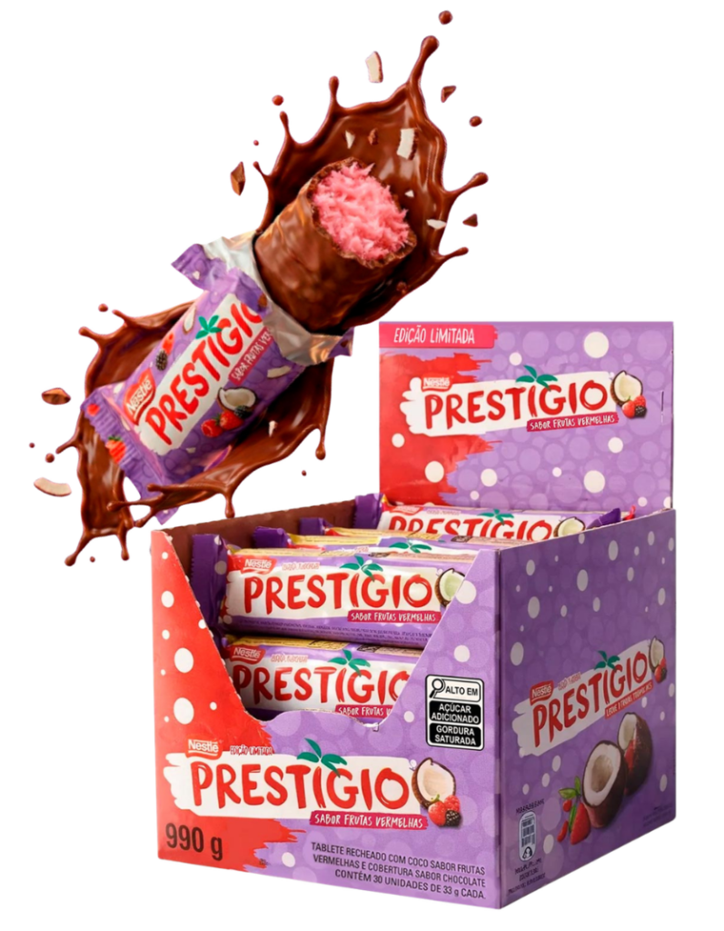 Novo Prestígio Sabor Frutas Vermelhas