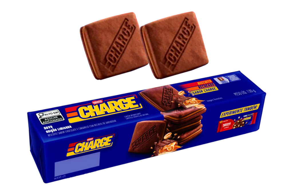 Biscoitos Nestlé Surpresa Charge e Prestígio