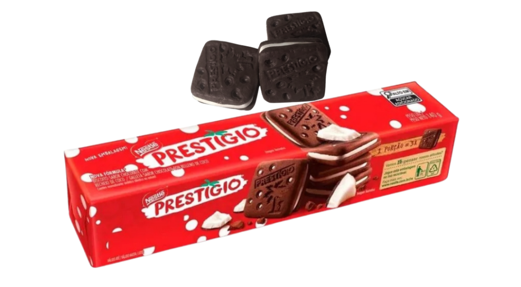 Biscoitos Nestlé Surpresa Charge e Prestígio