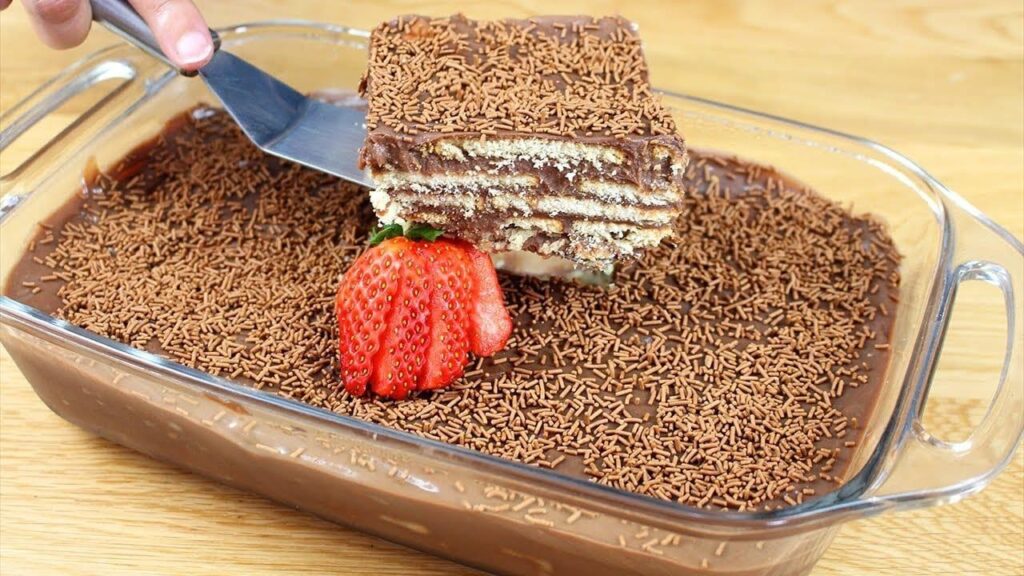 Receita Prática de Pavê de Brigadeiro