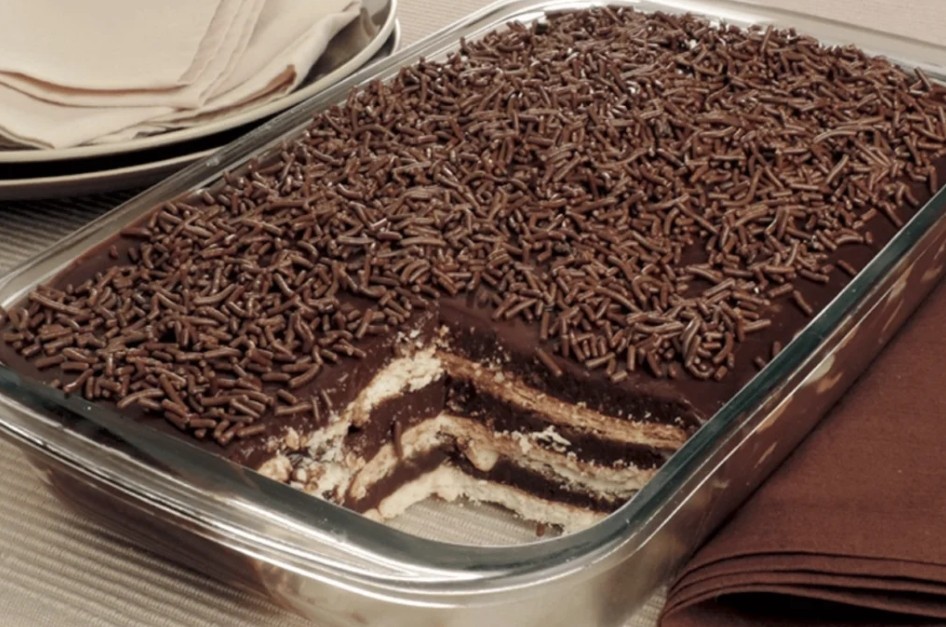 Receita Prática de Pavê de Brigadeiro