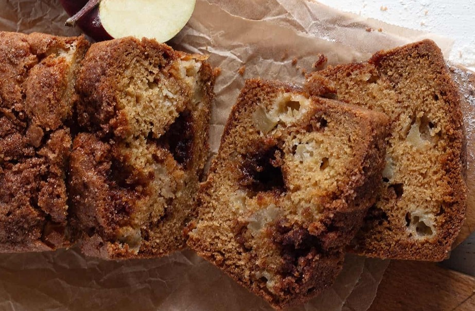 Receita de Bolo de Maçã com Canela