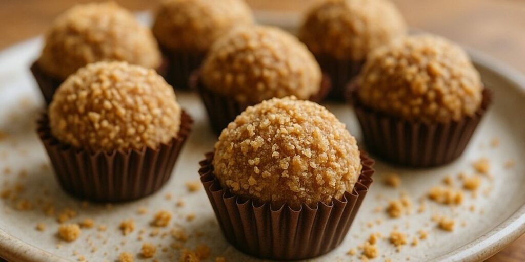 Receitas Juninas Brigadeiro de Paçoca