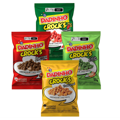 Novos Sabores de Dadinho Crocks