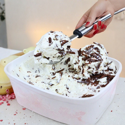 Sorvete de Flocos Caseiro (4 ingredientes)